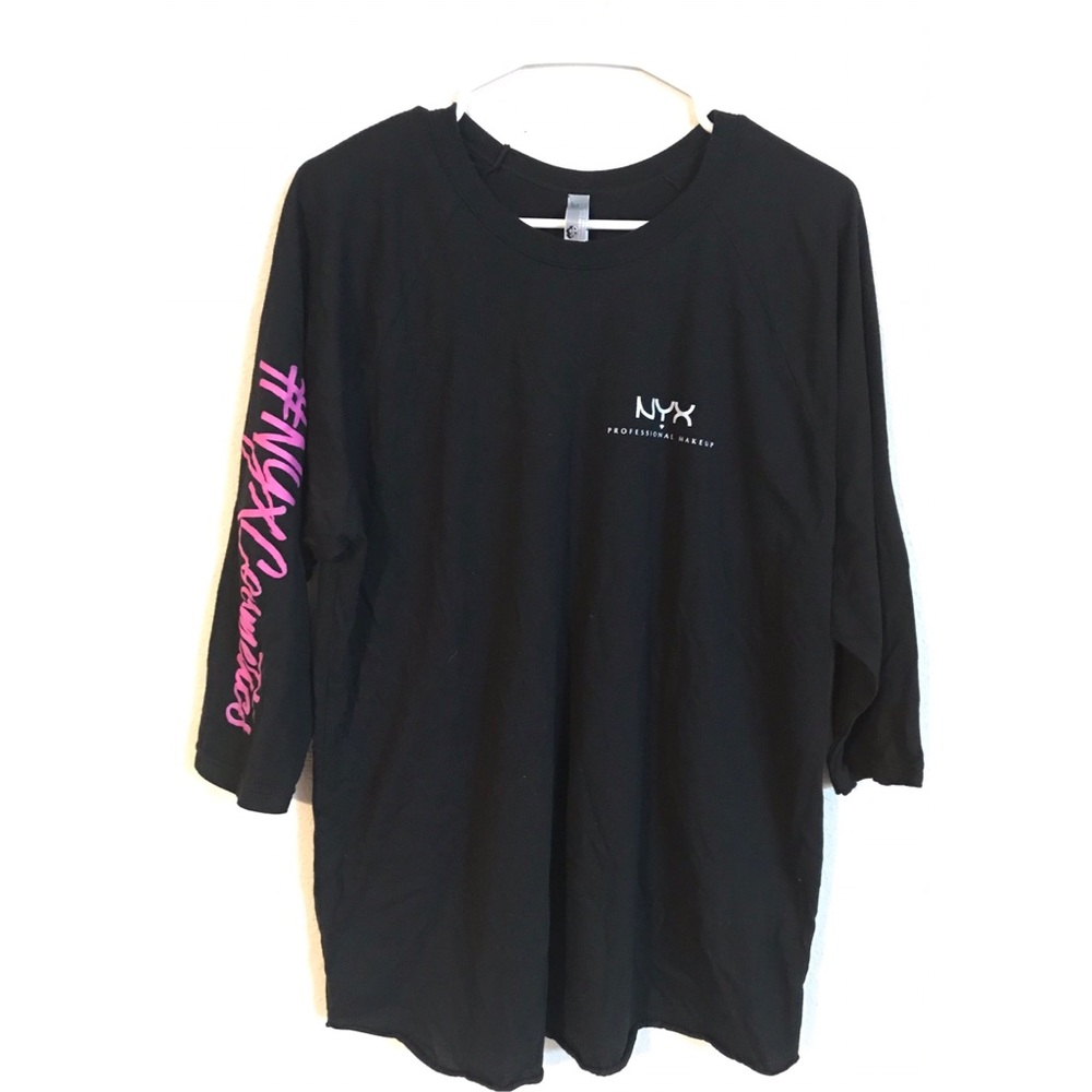 NYX Cosmetics 3/4 Sleeve Tee